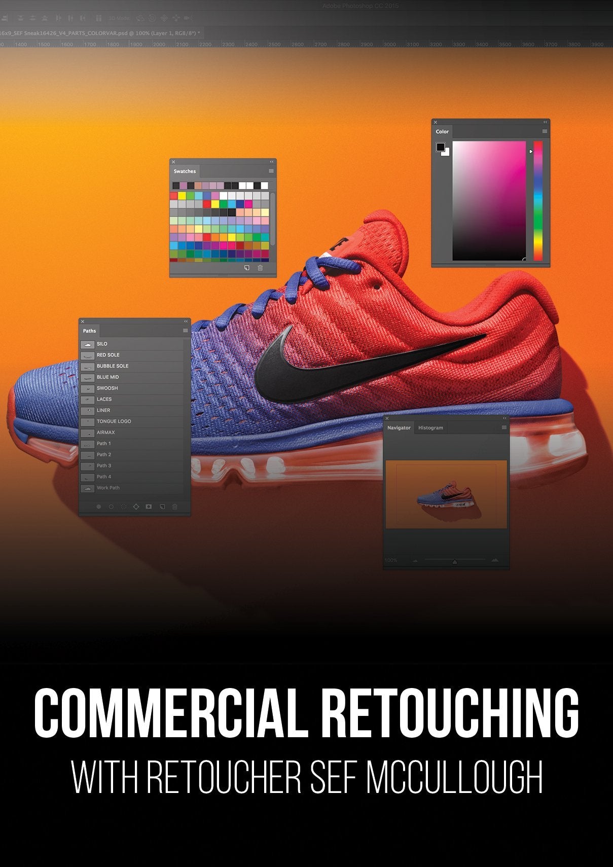 Flux de travail de retouche commerciale