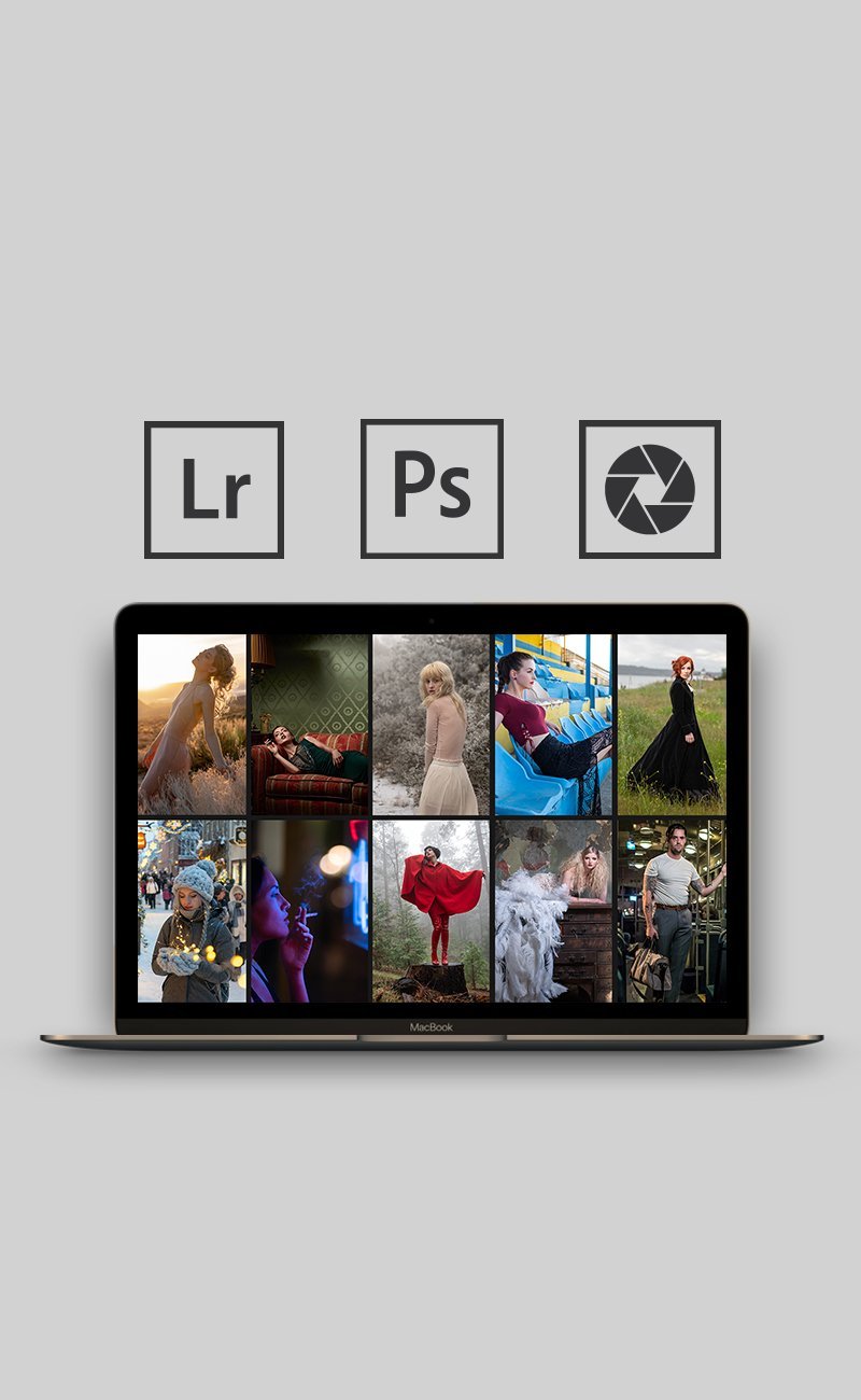 Master Collection All 10 Color Profile Packs - 100 3D LUTS