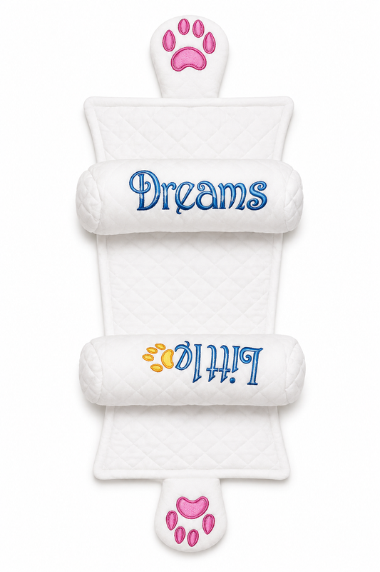 Quilted Baby Support Pillow Set with Side Bolsters