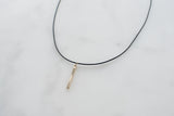 Choker with Gold Pendant