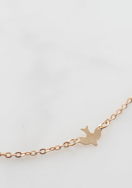 Gold Bird Necklace