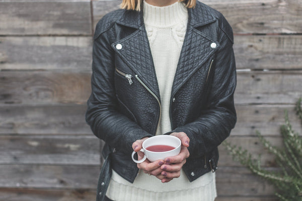 Veste en cuir classique