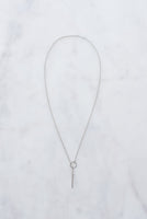 Collier en argent avec enfilage