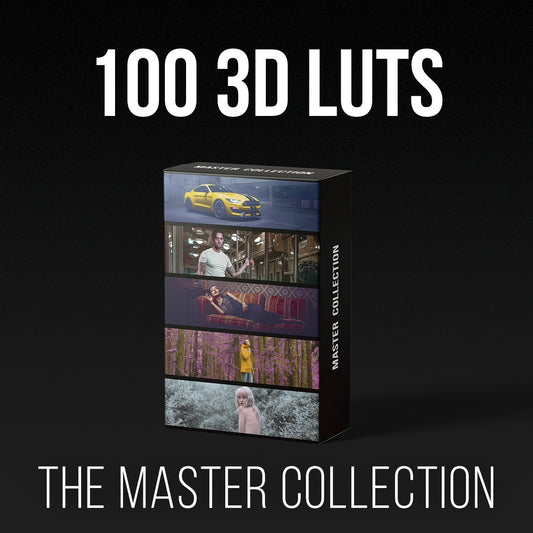 Master Collection All 10 Color Profile Packs - 100 3D LUTS